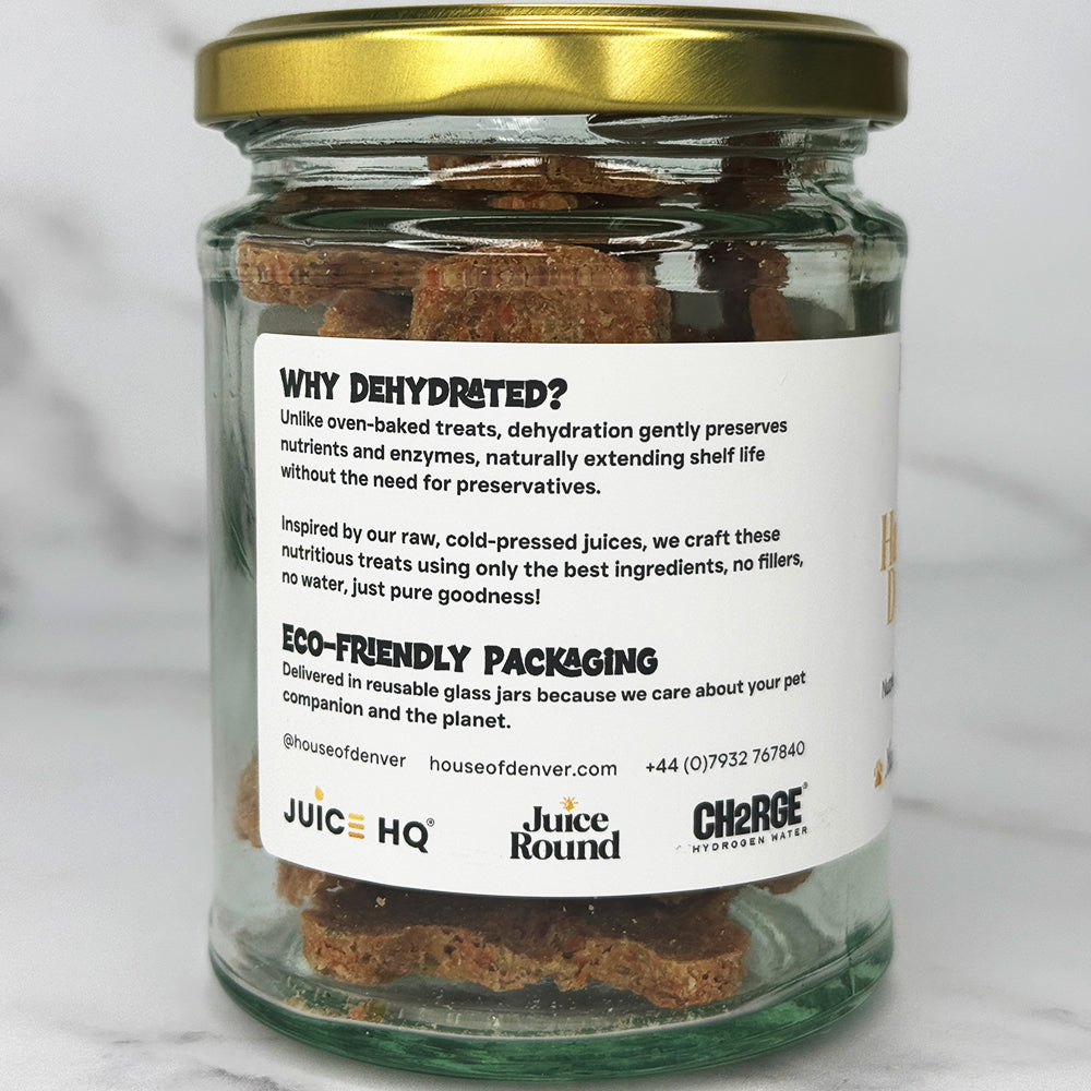 Personalised Handmade Dehydrated Dog Treats – Plant-Based & Nutrient-Rich